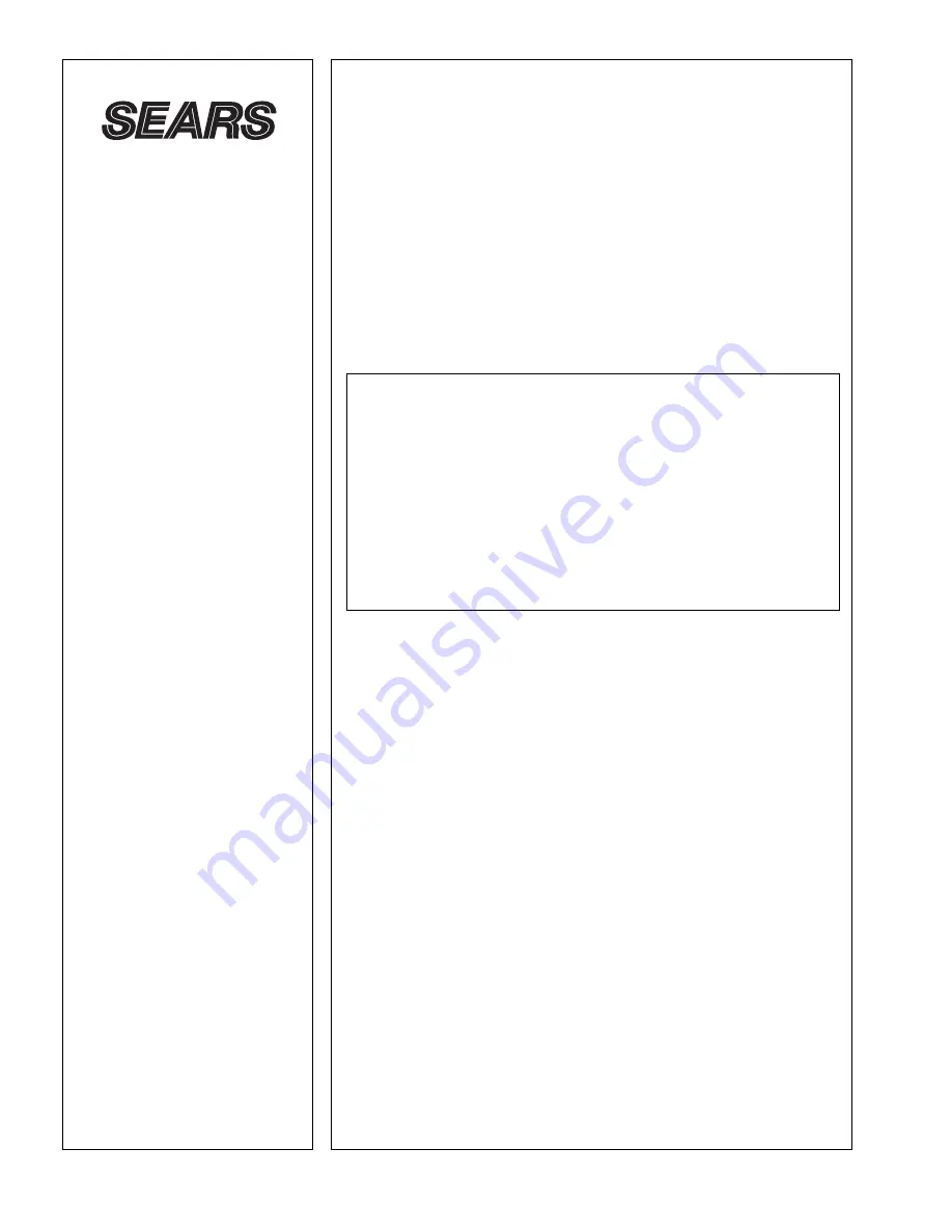 Craftsman 919.728000 Owner'S Manual Download Page 34