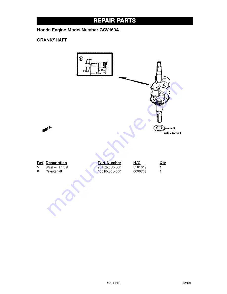 Craftsman 919.769060 Owner'S Manual Download Page 27