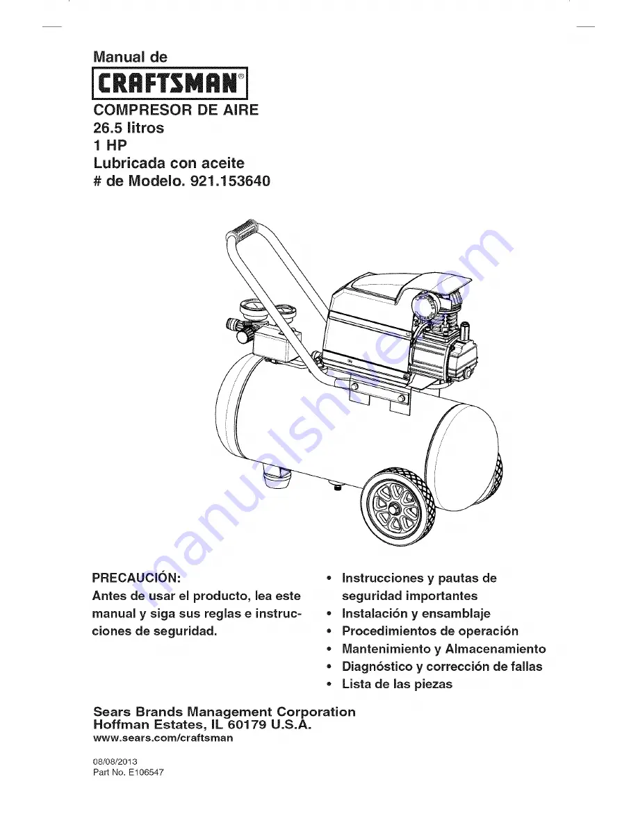 Craftsman 921.153640 Скачать руководство пользователя страница 15