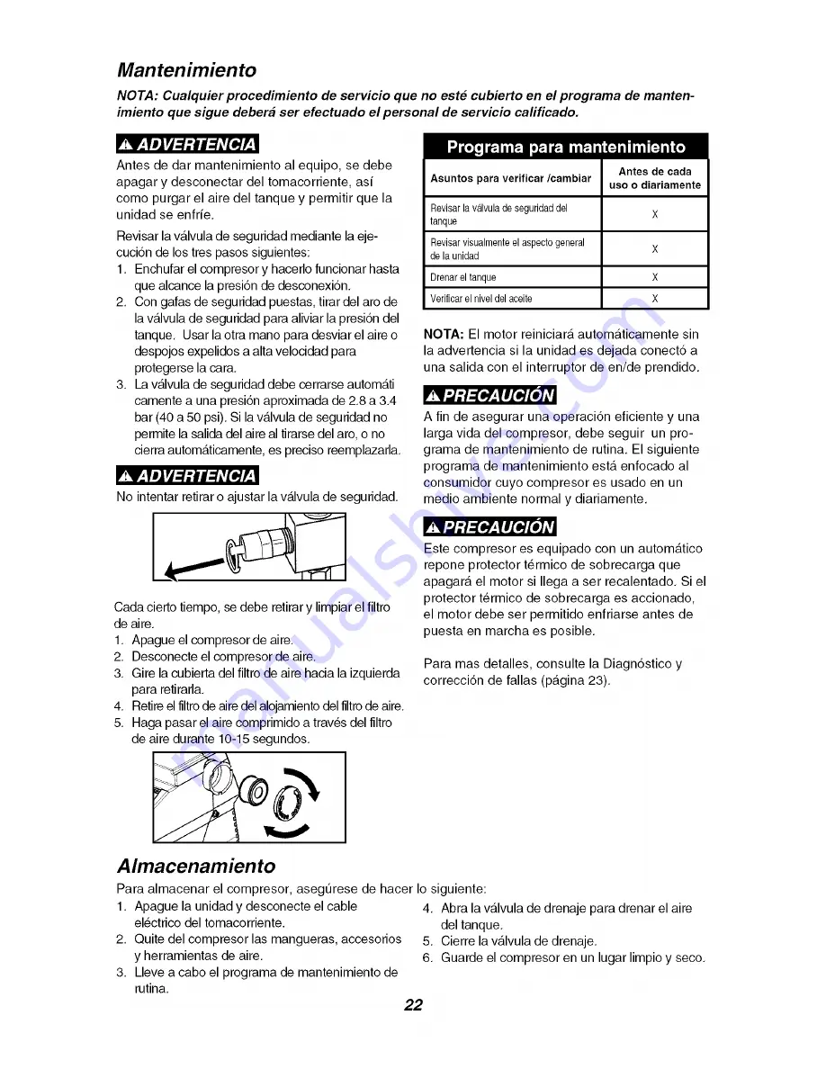 Craftsman 921.164710 Скачать руководство пользователя страница 22