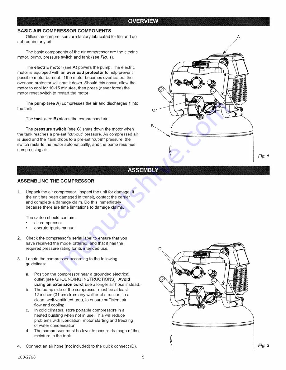 Craftsman 921.16472 Скачать руководство пользователя страница 5