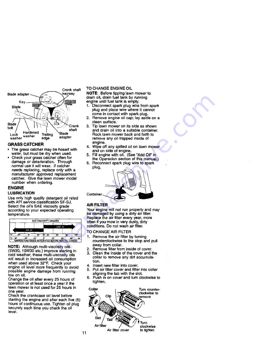 Craftsman 944.360452 Owner'S Manual Download Page 11