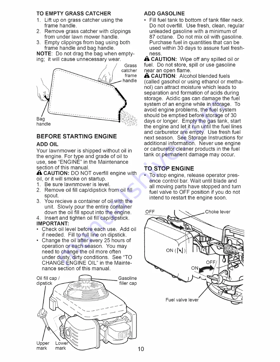 Craftsman 944.361361 Owner'S Manual Download Page 10