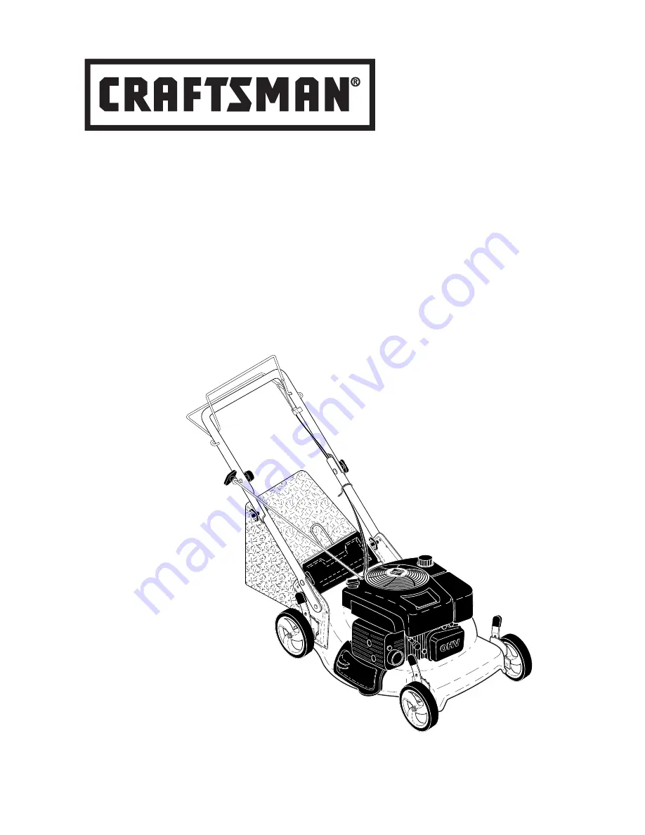 Craftsman 944.364741 Owner'S Manual Download Page 1