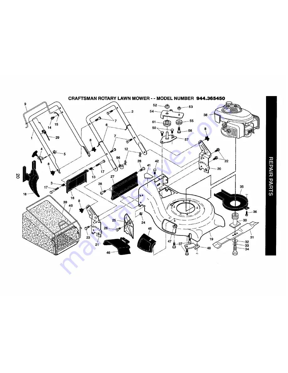 Craftsman 944.365450 Owner'S Manual Download Page 20