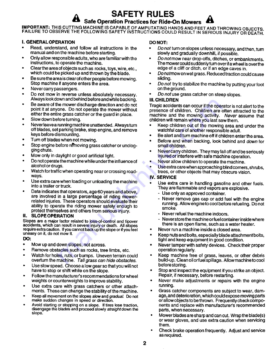 Craftsman 944.600880 Owner'S Manual Download Page 2