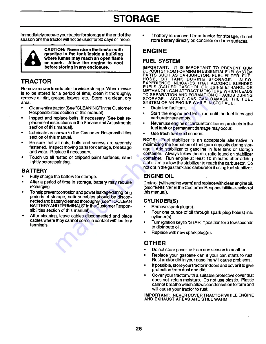 Craftsman 944.600880 Owner'S Manual Download Page 26