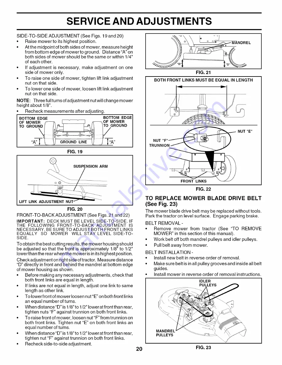 Craftsman 944.601881 Owner'S Manual Download Page 20