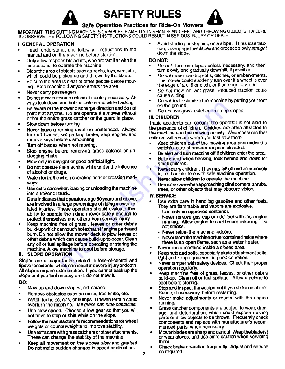 Craftsman 944.604212 Owner'S Manual Download Page 2