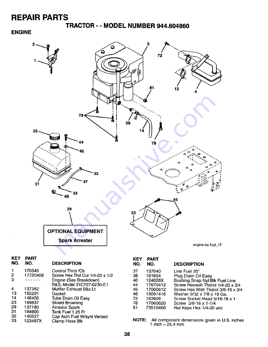 Craftsman 944.604860 Owner'S Manual Download Page 38