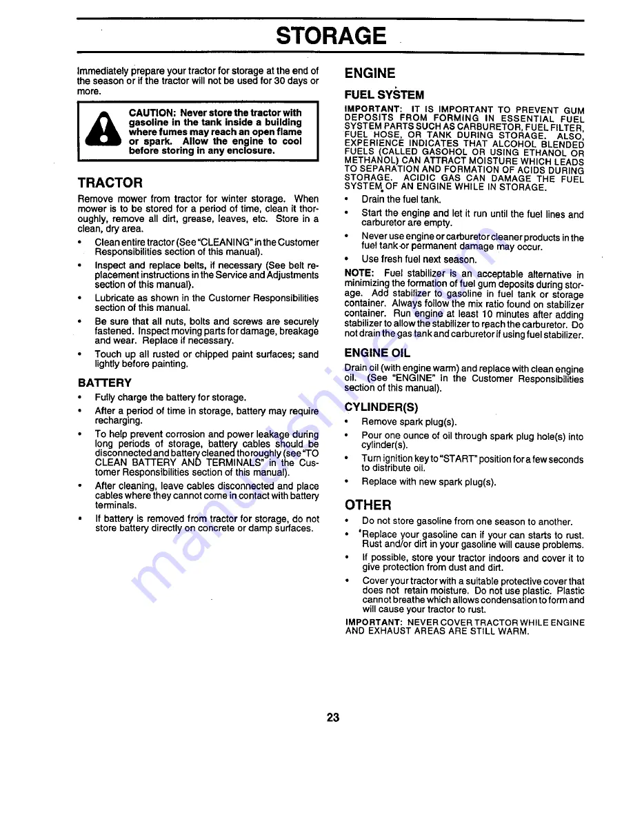 Craftsman 944.609040 Owner'S Manual Download Page 23