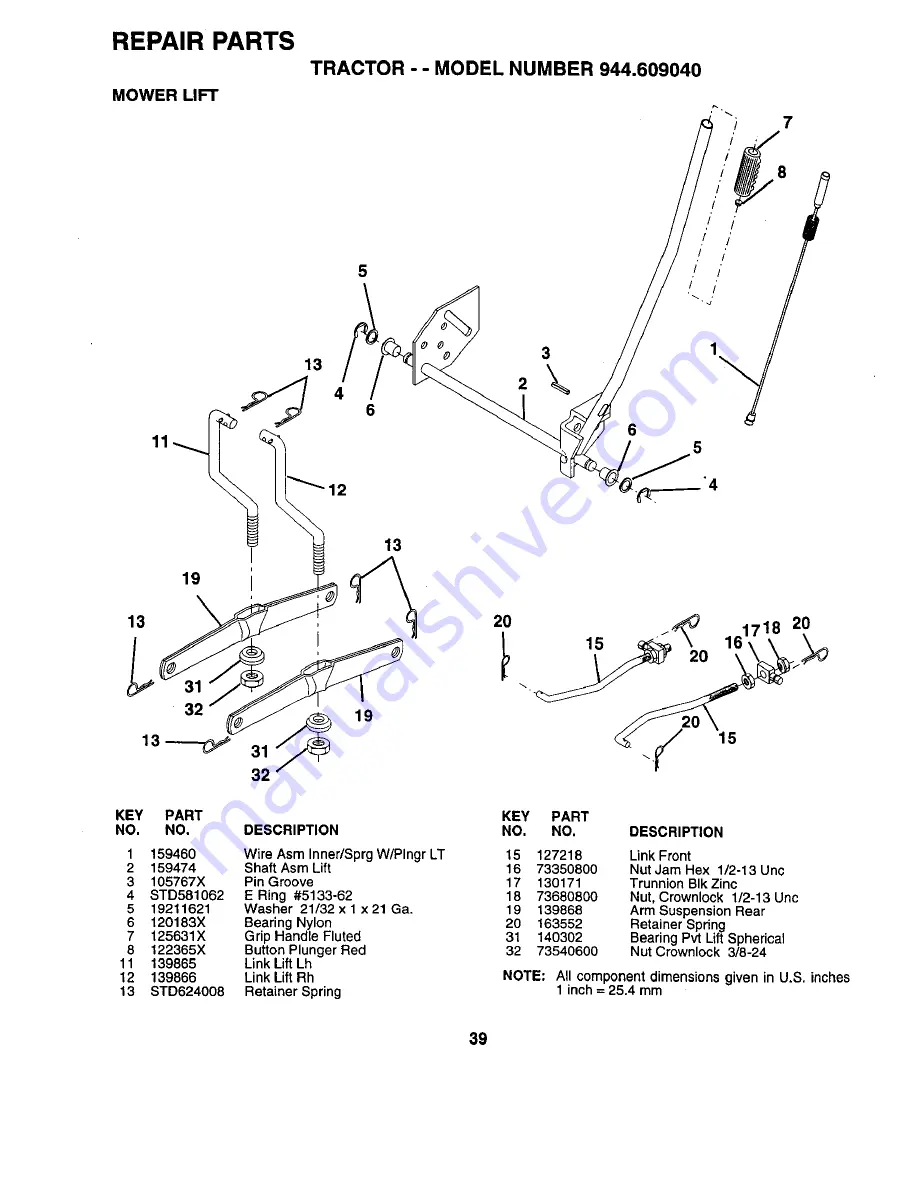 Craftsman 944.609040 Owner'S Manual Download Page 39