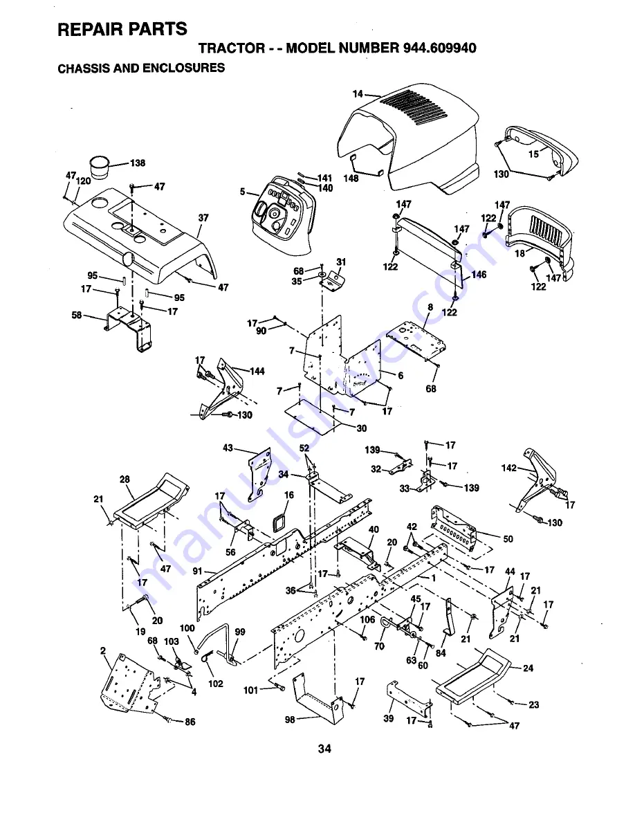 Craftsman 944.609940 Owner'S Manual Download Page 34