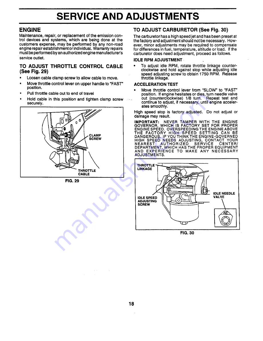 Craftsman 944.627592 Owner'S Manual Download Page 18