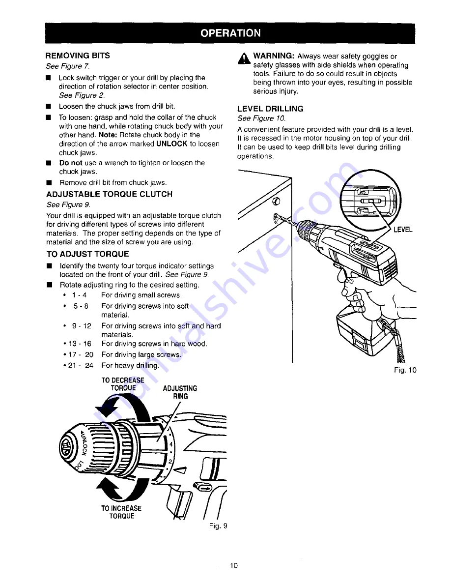 Craftsman 973.111290 Owner'S Manual Download Page 10