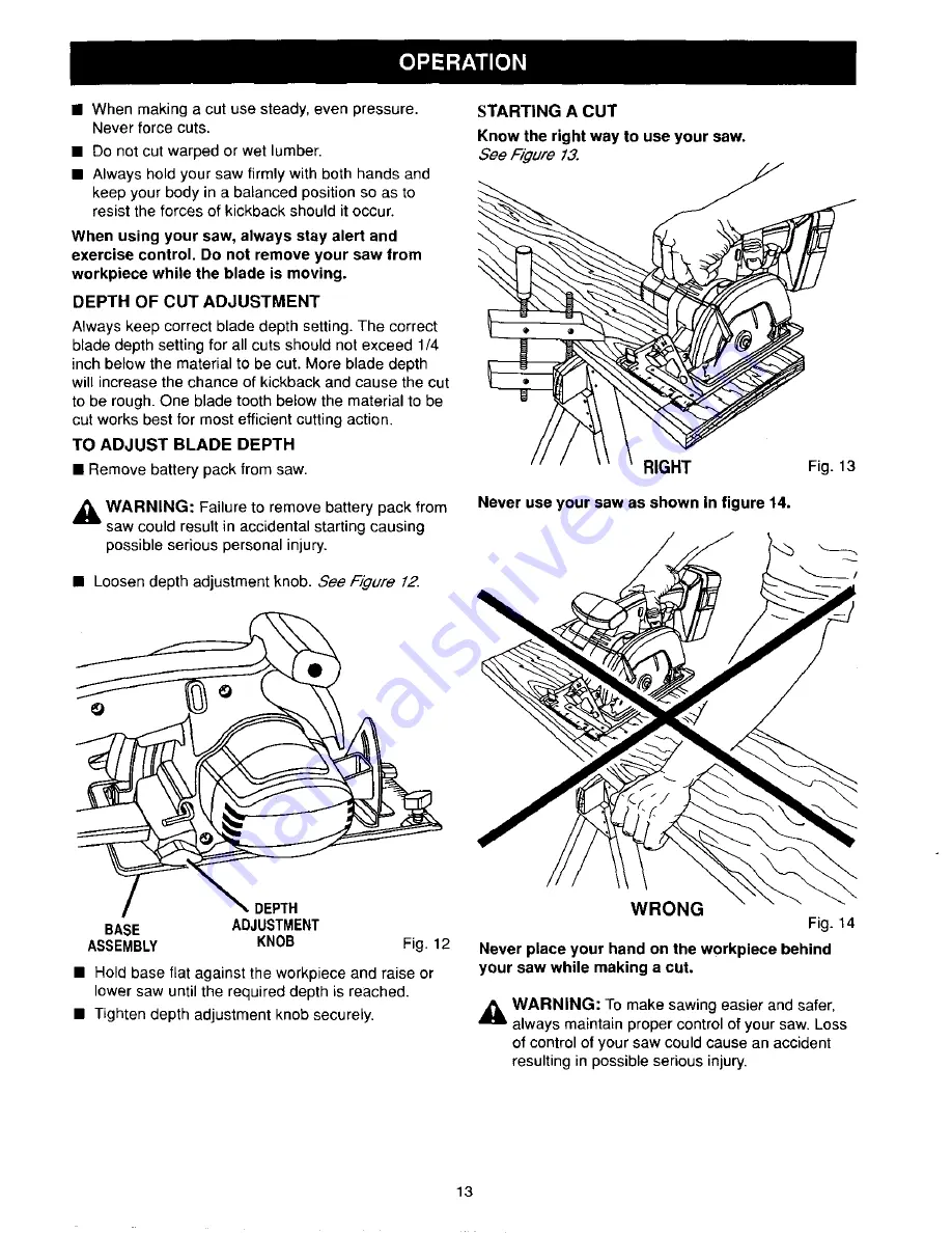 Craftsman 973.113121 Скачать руководство пользователя страница 13