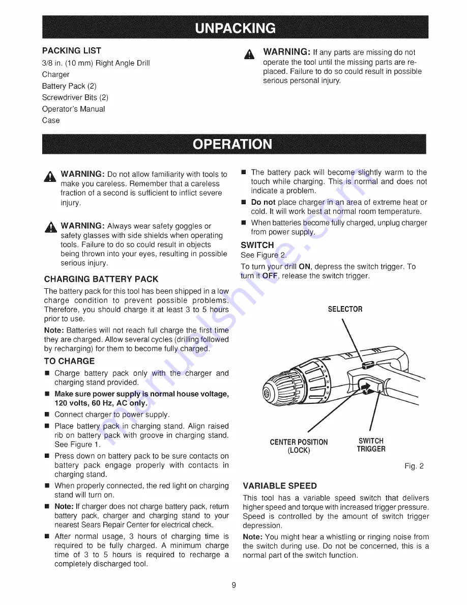 Craftsman 973.11424 Скачать руководство пользователя страница 9