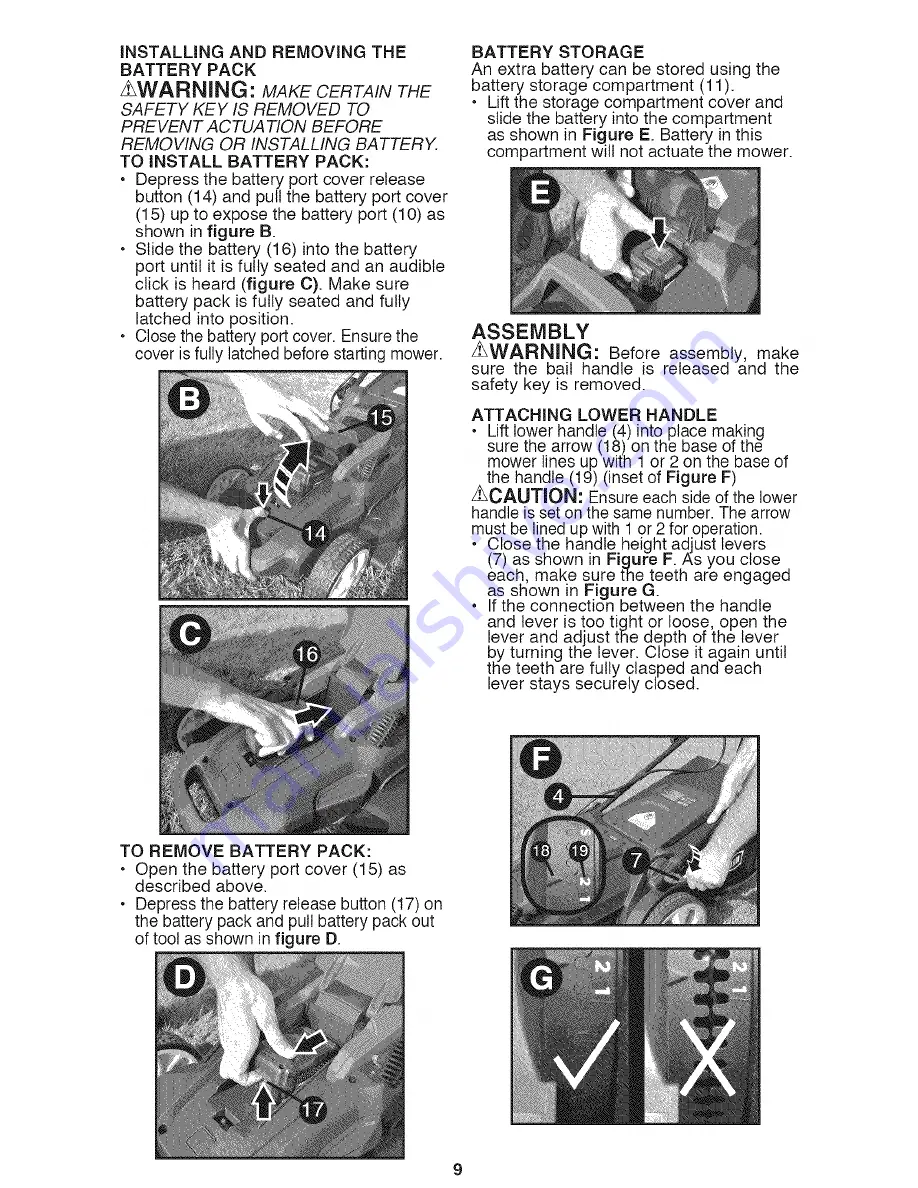 Craftsman 98820 Operator'S Manual Download Page 9