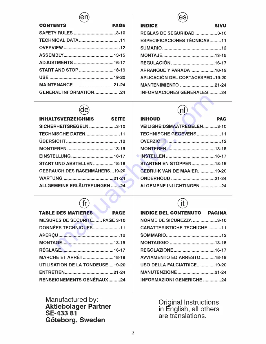 Craftsman 99211 Instruction Manual Download Page 2