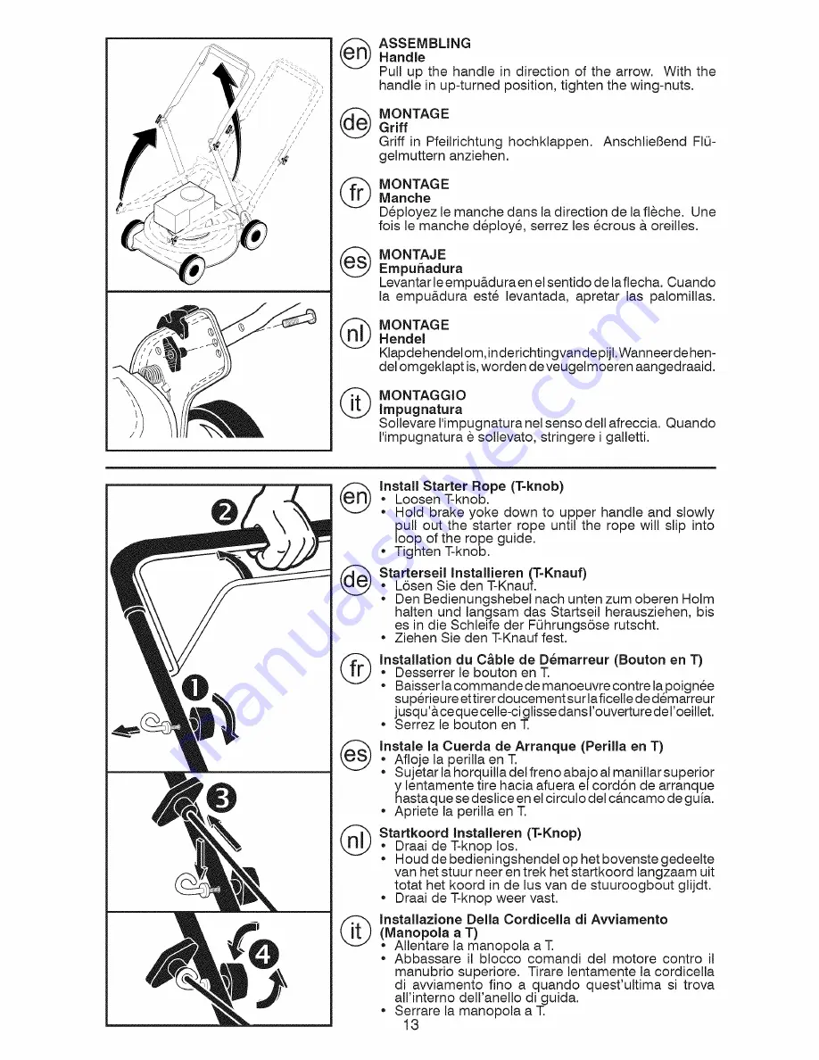 Craftsman 99211 Instruction Manual Download Page 13