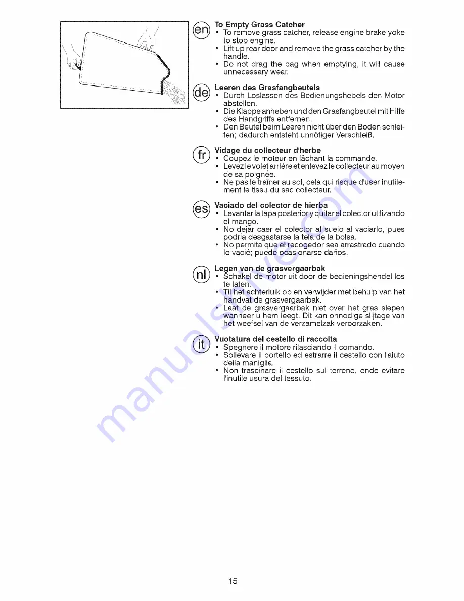 Craftsman 99211 Instruction Manual Download Page 15