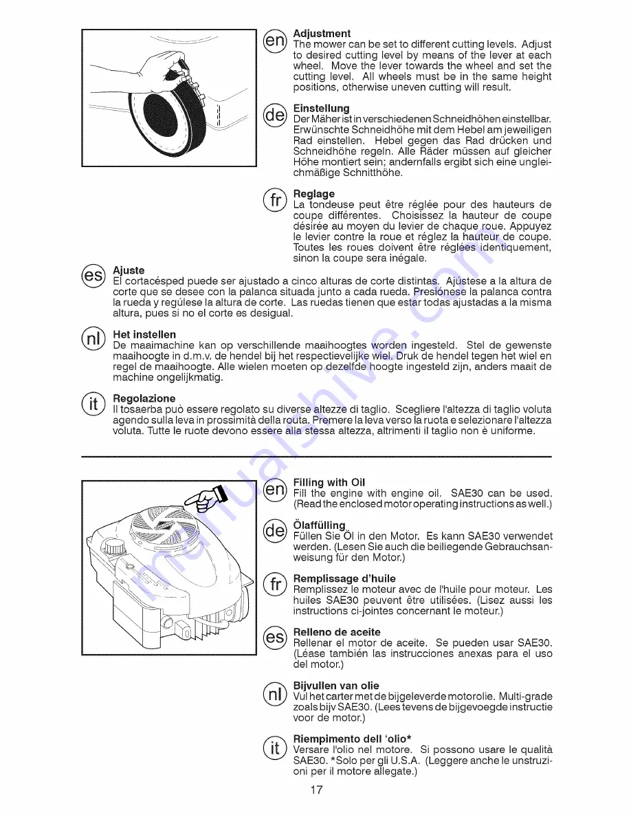 Craftsman 99211 Instruction Manual Download Page 17