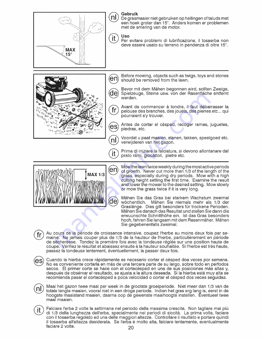 Craftsman 99211 Instruction Manual Download Page 20