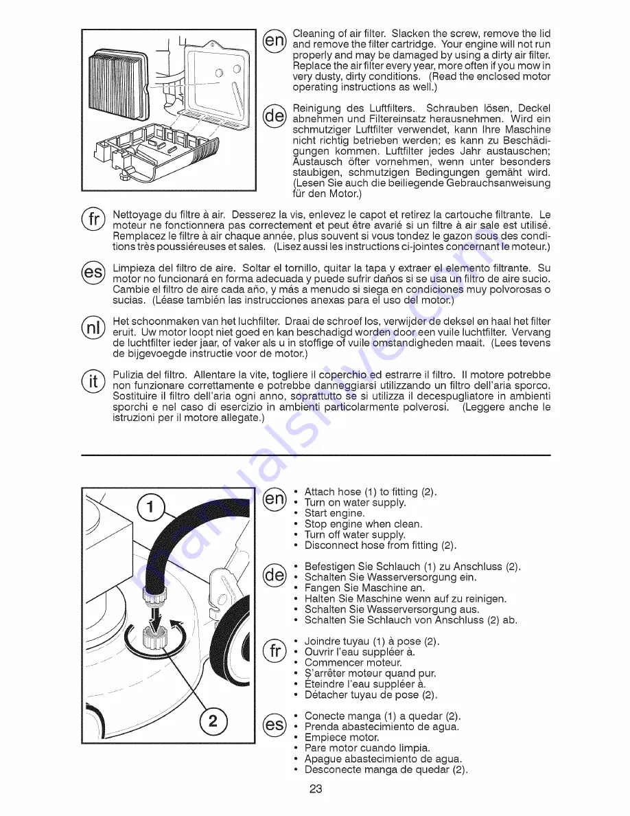 Craftsman 99211 Скачать руководство пользователя страница 23