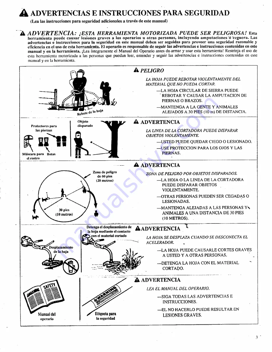 Craftsman BRUSHWACKER 358.798260-32cc Operator'S Manual Download Page 32