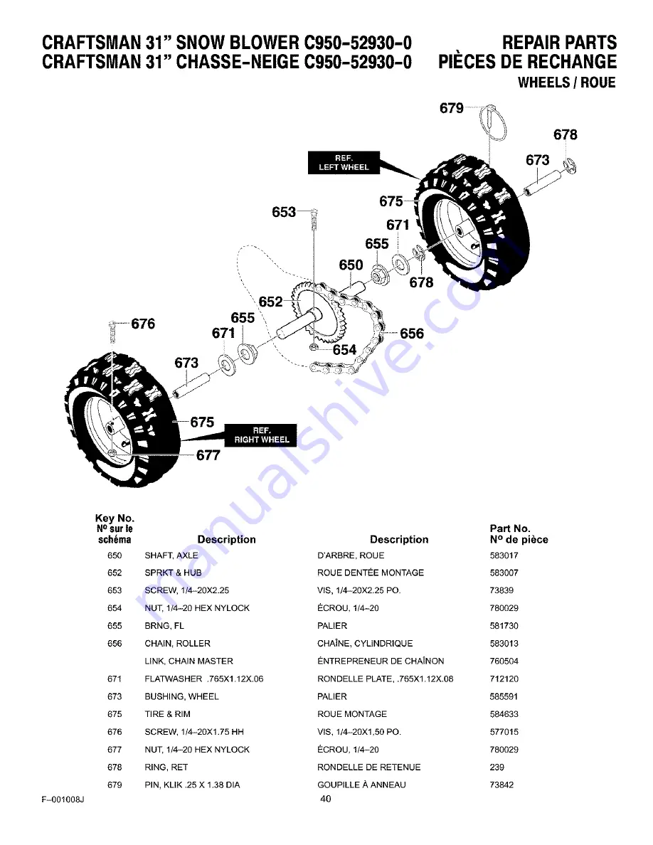 Craftsman C950-52930-0 Скачать руководство пользователя страница 40