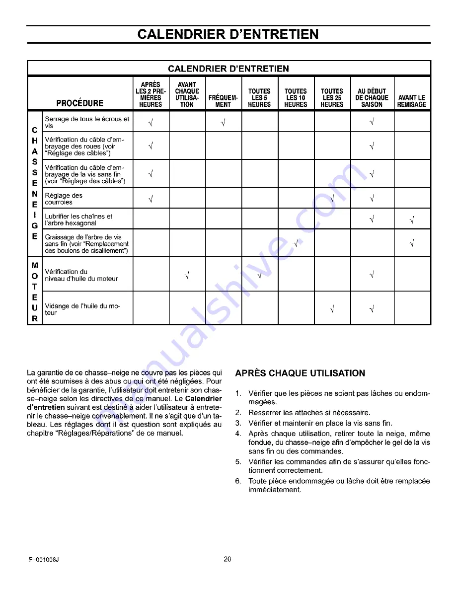 Craftsman C950-52930-0 Owner'S Manual Download Page 78