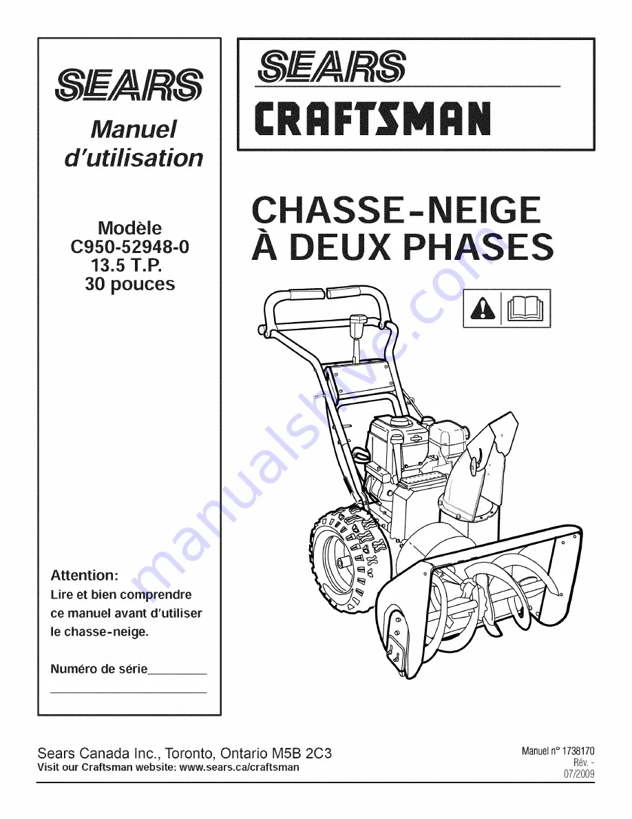 Craftsman C950-52948-0 Owner'S Manual Download Page 75