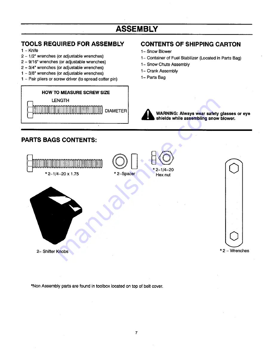 Craftsman C950524312A Скачать руководство пользователя страница 7