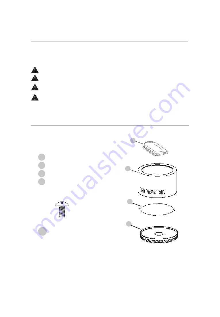 Craftsman CMXBHBB17004 Instruction Manual Download Page 10