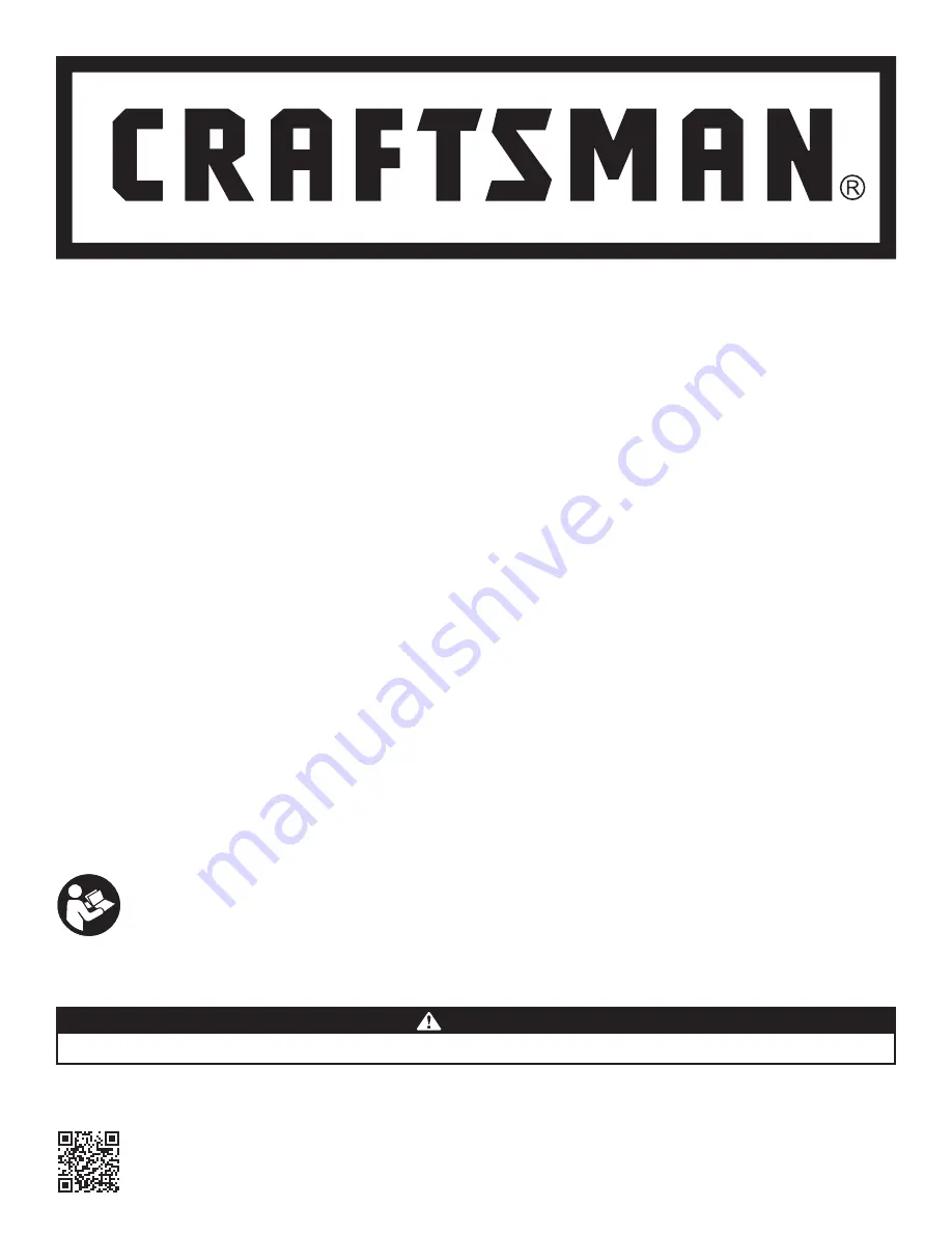 Craftsman CMXGAAM1085128 Instruction Manual Download Page 1