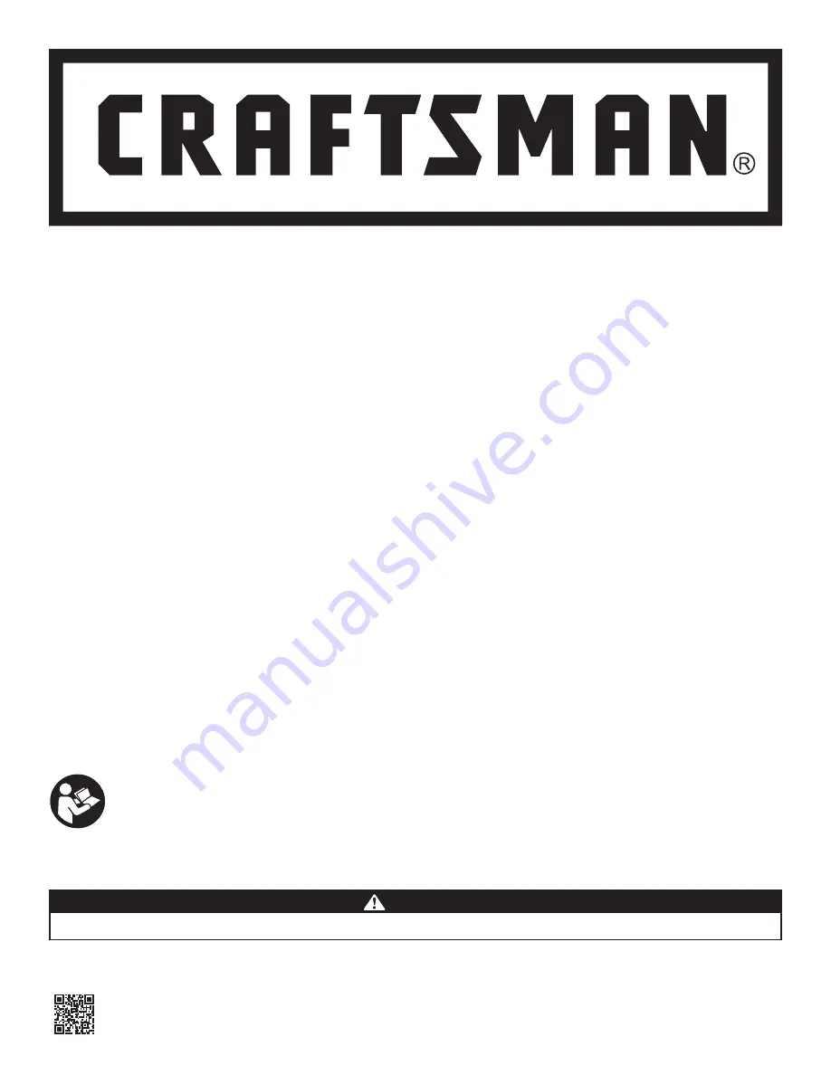 Craftsman CMXGRAM1130043 Instruction Manual Download Page 1