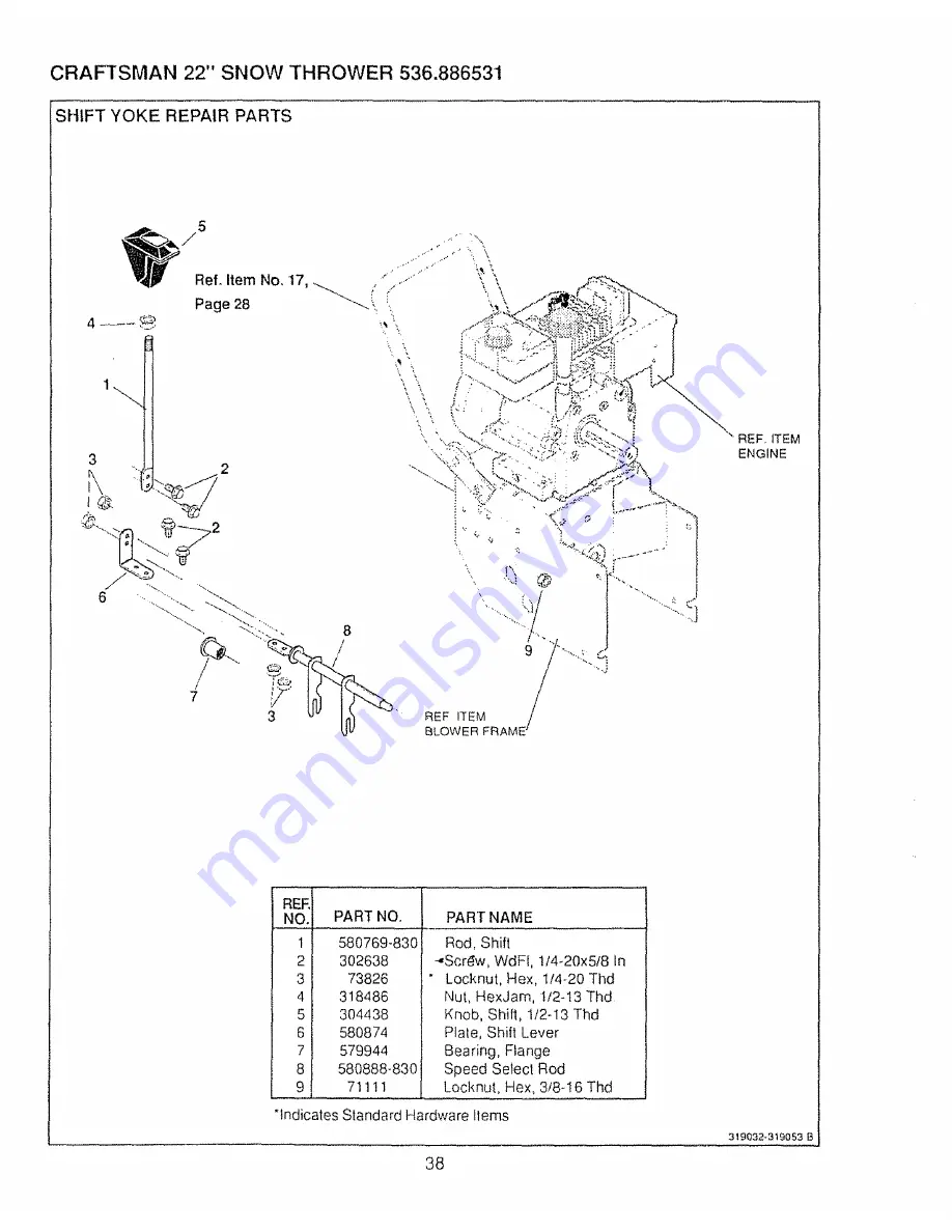 Craftsman Craftsman 536.886531 Скачать руководство пользователя страница 38