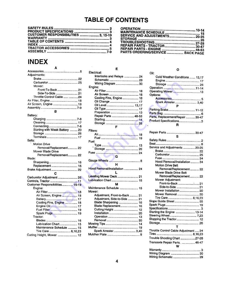 Craftsman Craftsman 917.258562 Owner'S Manual Download Page 4