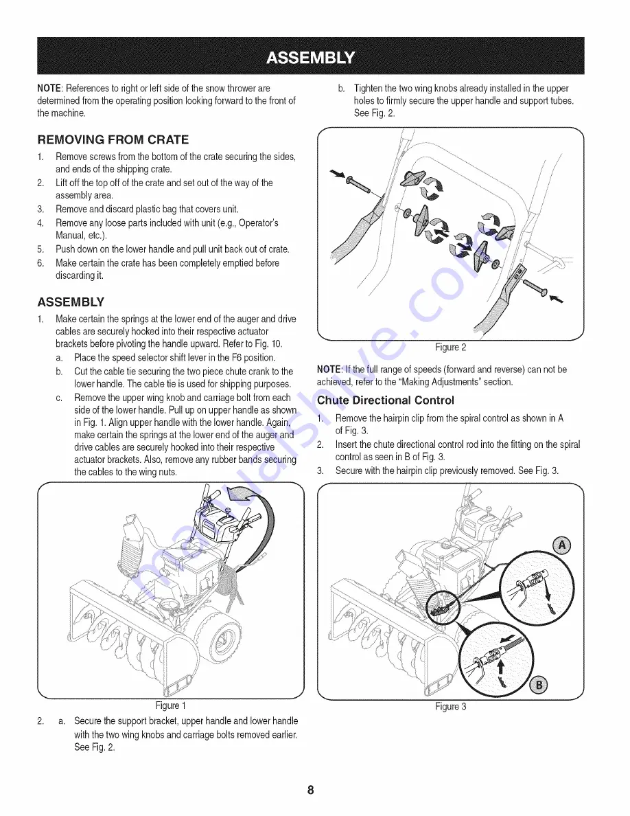 Craftsman CX series 247.883980 Operator'S Manual Download Page 8