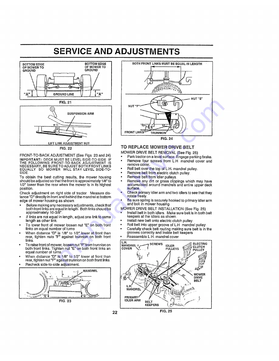 Craftsman EZ 917.258692 Owner'S Manual Download Page 22