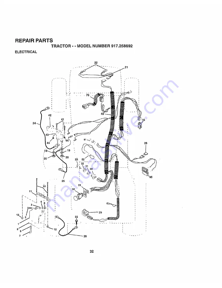 Craftsman EZ 917.258692 Owner'S Manual Download Page 32