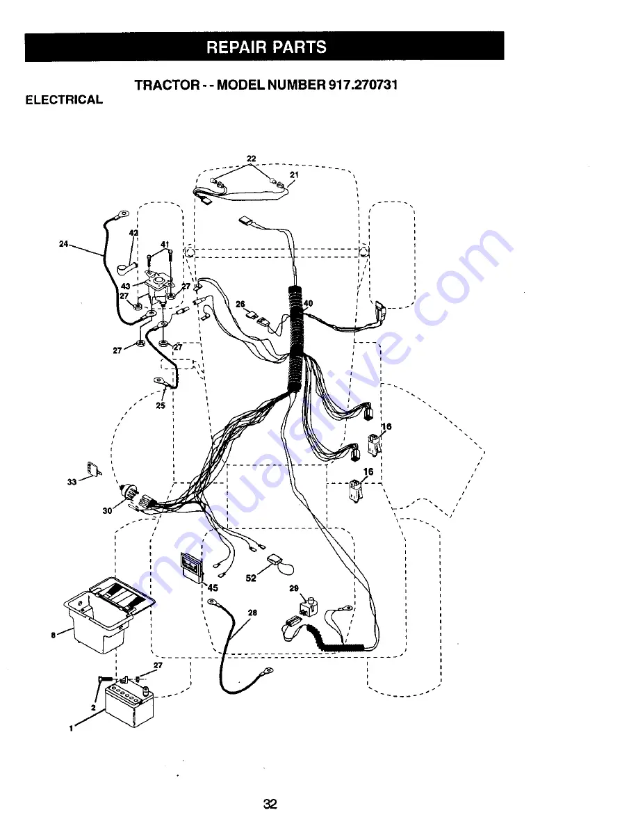 Craftsman EZ 917.270731 Скачать руководство пользователя страница 32