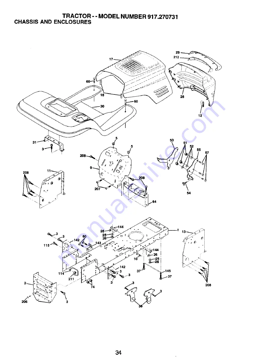 Craftsman EZ 917.270731 Owner'S Manual Download Page 34