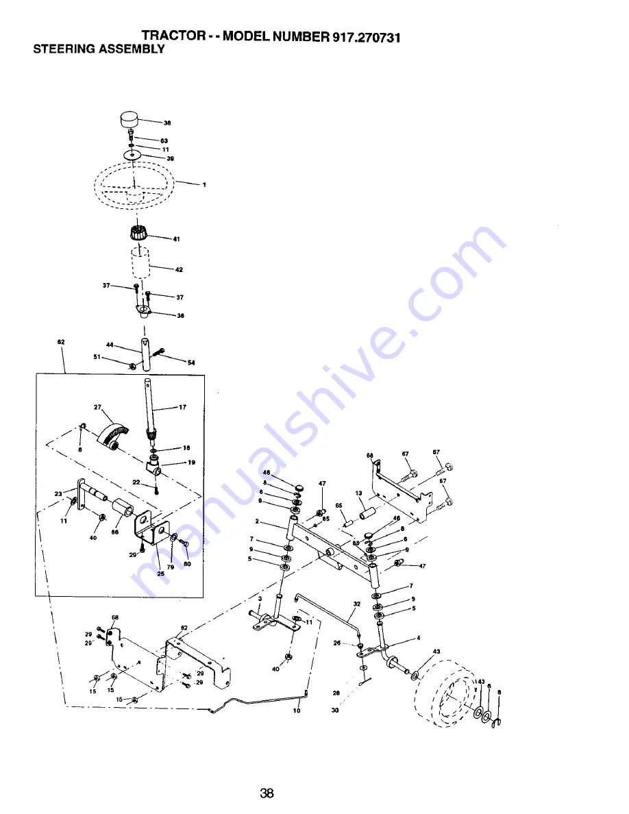 Craftsman EZ 917.270731 Owner'S Manual Download Page 38