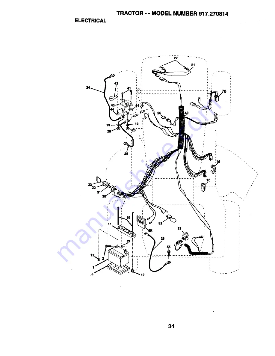 Craftsman EZ 917.270814 Owner'S Manual Download Page 34