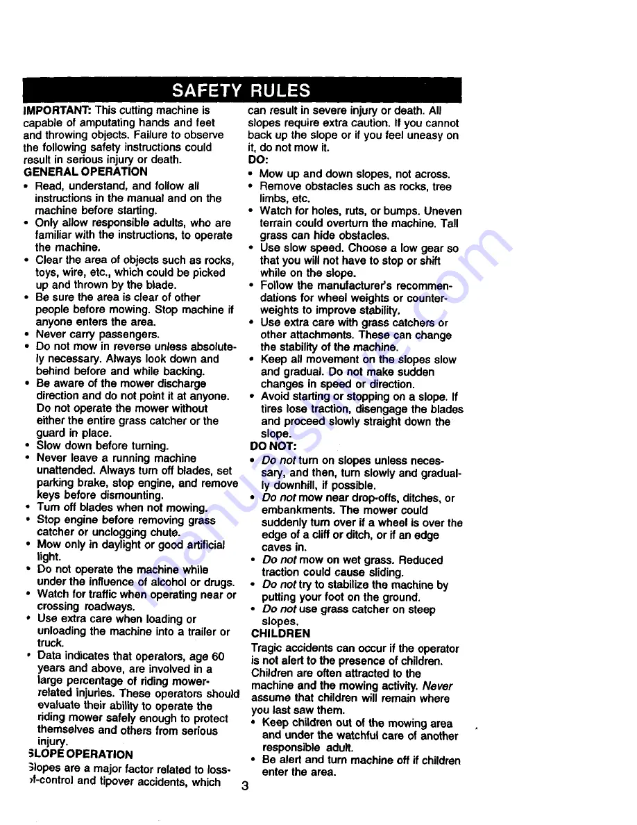 Craftsman EZ 917.270922 Owner'S Manual Download Page 3