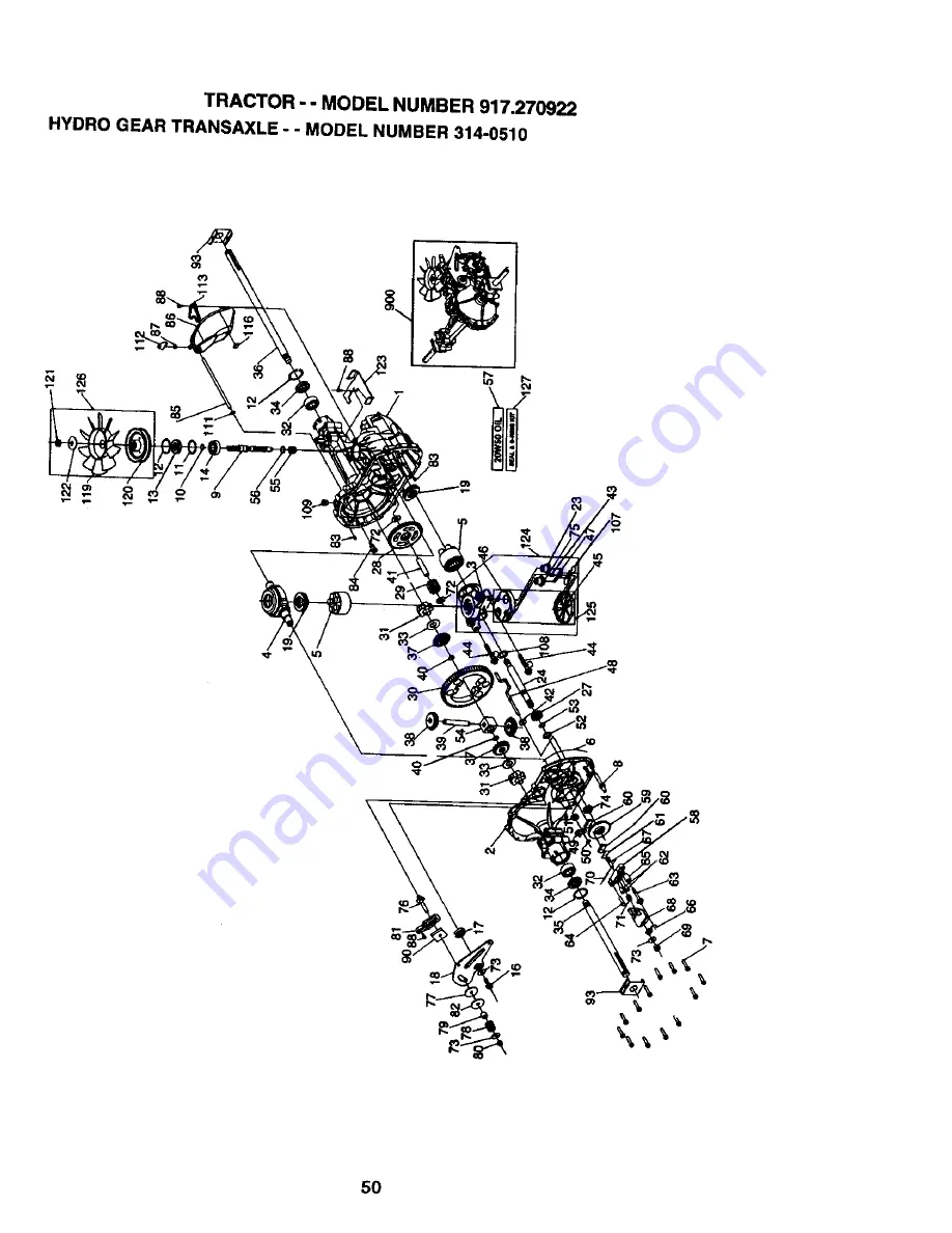 Craftsman EZ 917.270922 Owner'S Manual Download Page 50