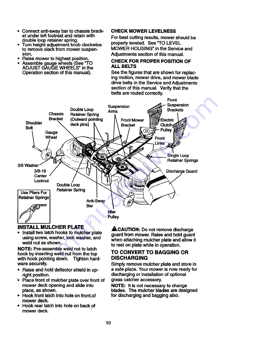 Craftsman EZ 917.272040 Owner'S Manual Download Page 10