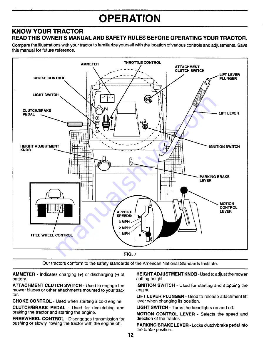 Craftsman EZ3 917.251490 Owner'S Manual Download Page 12