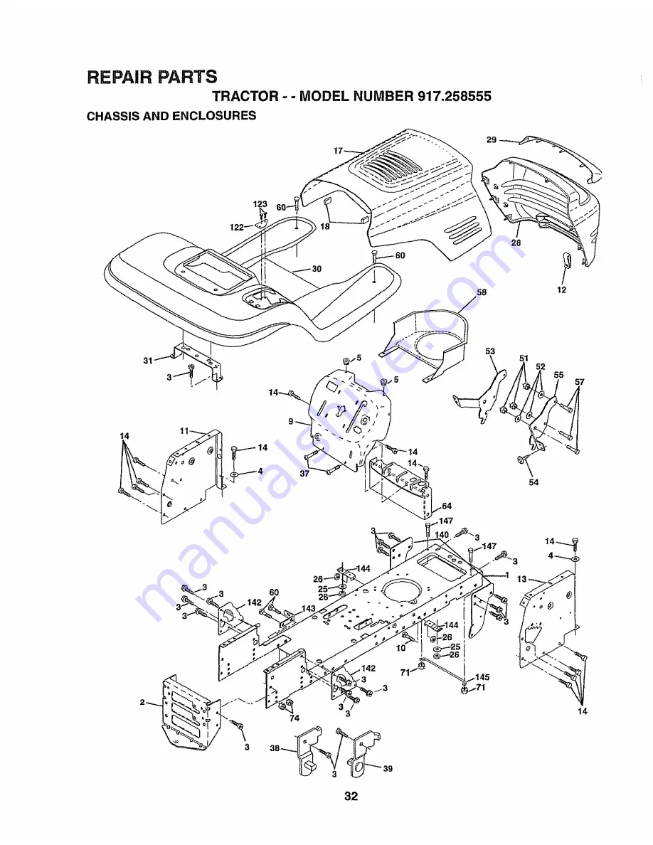 Craftsman EZ3 917.258555 Скачать руководство пользователя страница 32